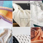 photo collage of tunisian crochet patterns for blankets with text which reads best tunisian crochet afghan patterns