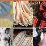 photo collage of vintage crochet patterns with text which reads the best vintage crochet patterns