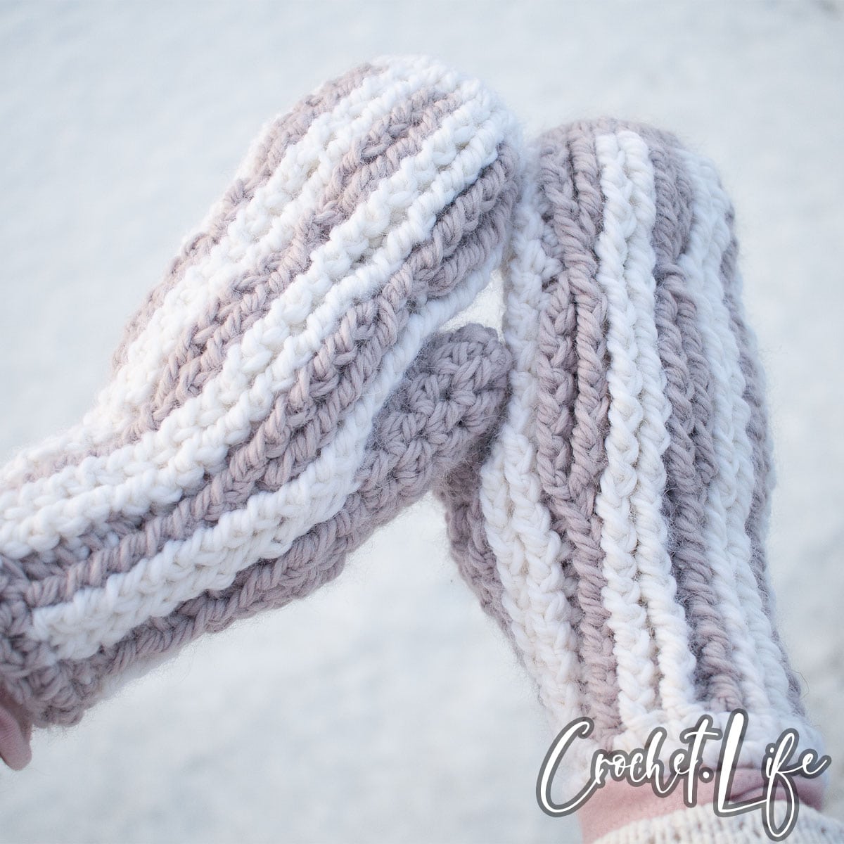 free pattern for crocheted mittens