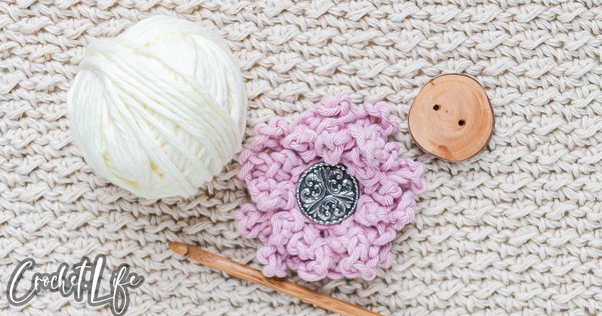winter flower crochet pattern