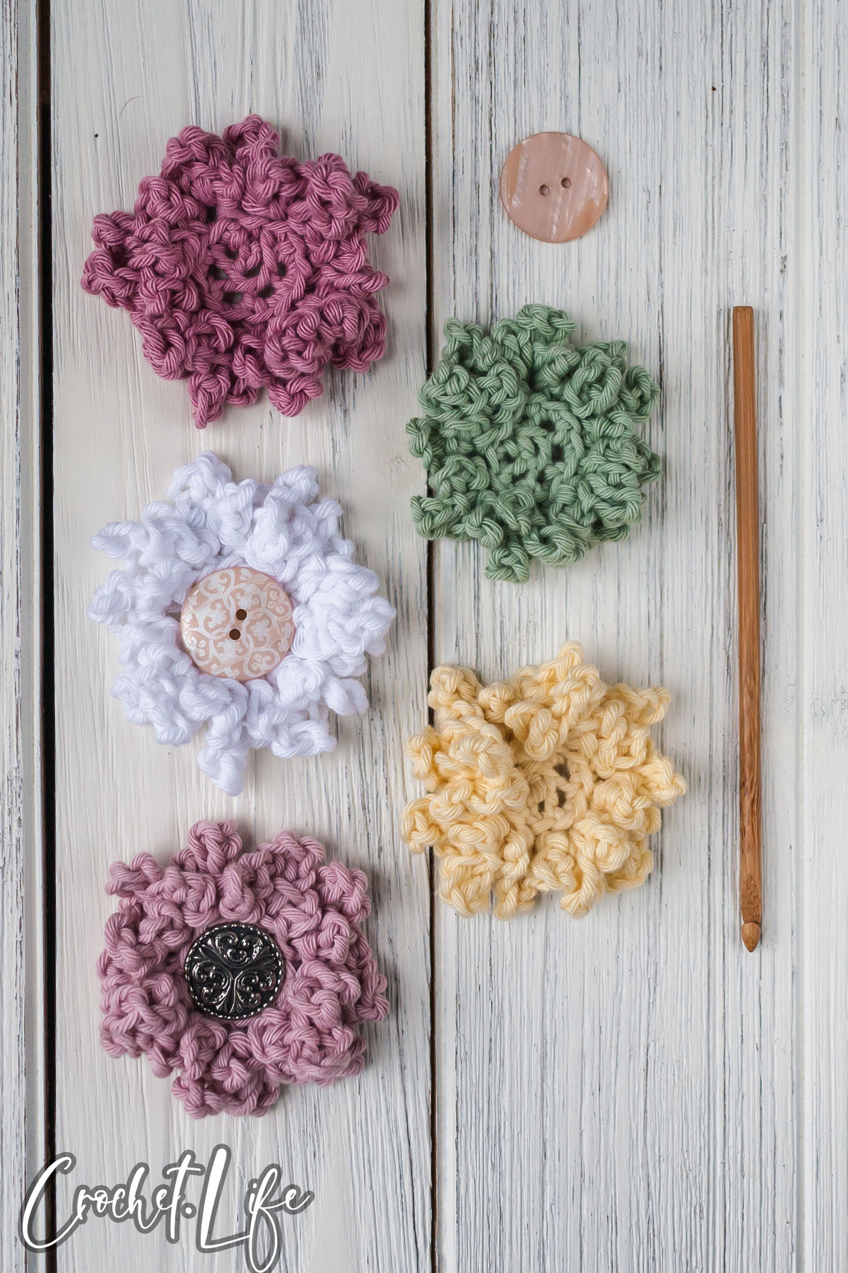 crochet flower pattern for spring