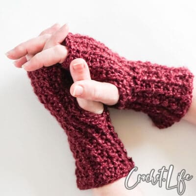 free crochet pattern for fingerless gloves