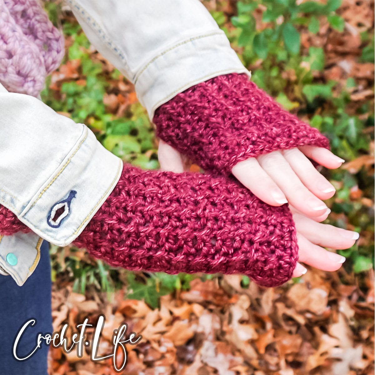 fingerless glove free crochet pattern