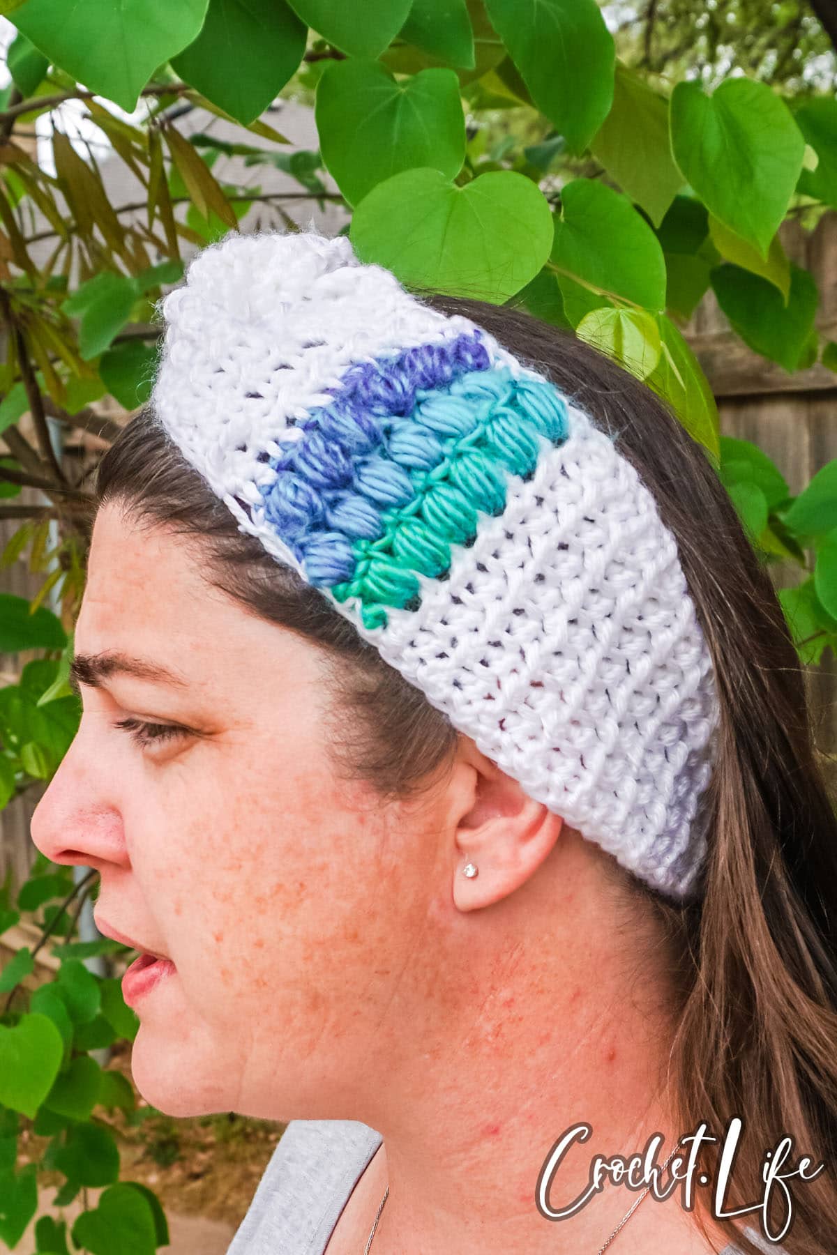 free crochet pattern knotted headband