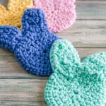 free crochet pattern easter bunny banner