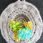 hanging basket free crochet pattern