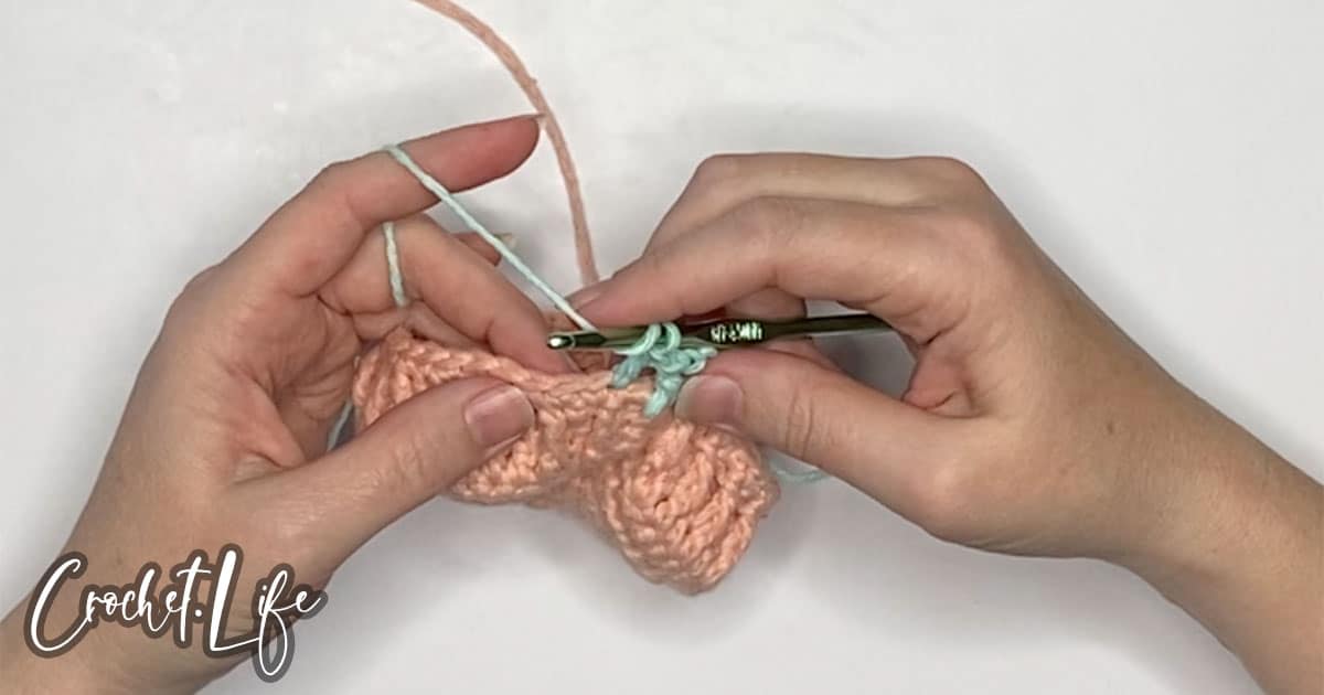 how to work the alpine stitch in the round