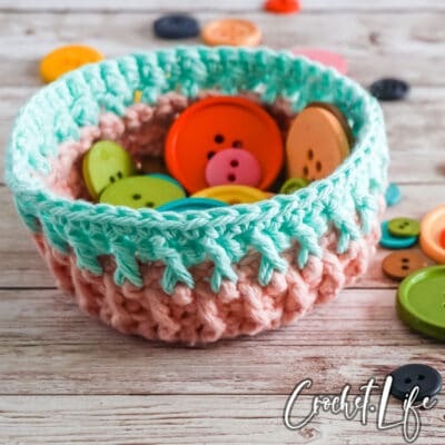 catch-all bowl crochet pattern