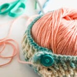 free crochet pattern for a yarn bowl