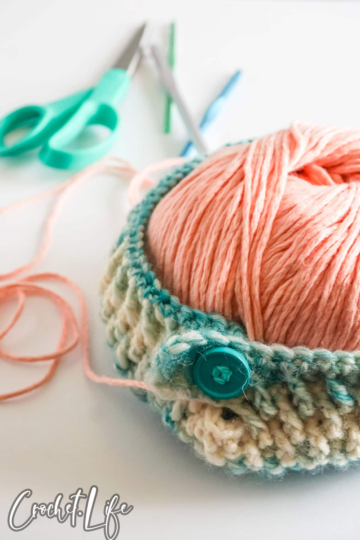 free crochet pattern for a yarn bowl