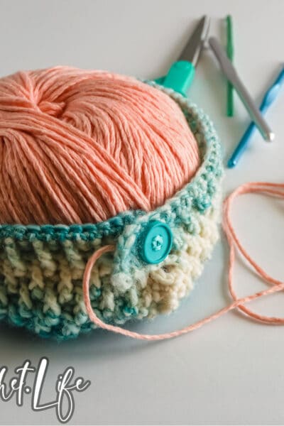 adjustable yarn bowl crochet pattern free