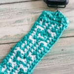 easy free crochet pattern for a watch band