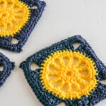light granny square crochet pattern