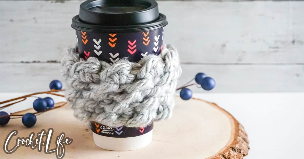 bulky coffee cup crochet pattern