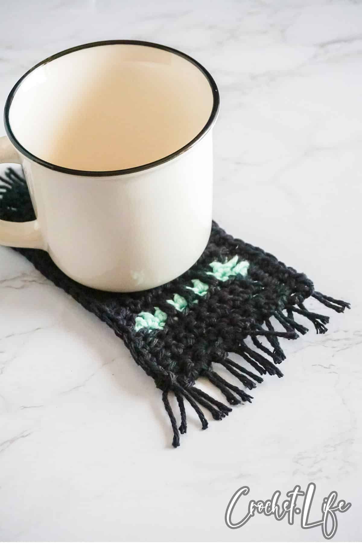 mug rug pattern for crochet