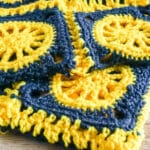 free crochet pattern for a Granny Square Throw