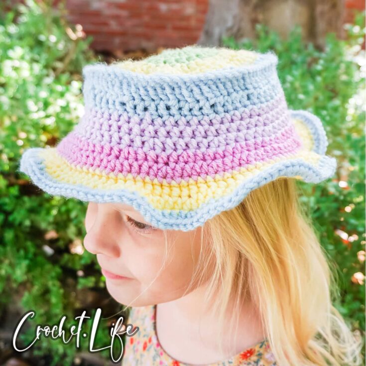 crochet bucket hat for kids